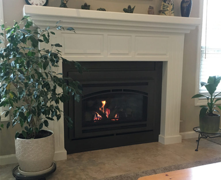 Home Projects QuadraFire QFI30 Natural Gas Fireplace Insert Auburn