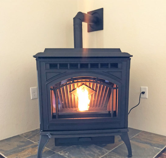 quadrafiretreckerpelletstovecloseup Auburn Home & Energy Center